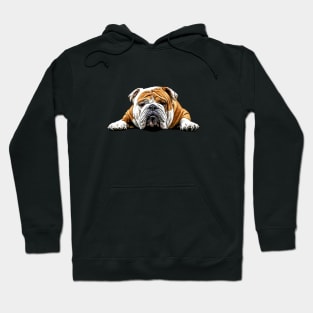 Bulldog Chill Pose - English Bulldog Hoodie